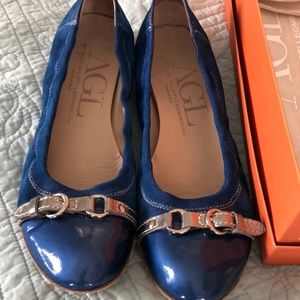 EUC Azur-Sky-Nike AGL Ballerina Flat 39